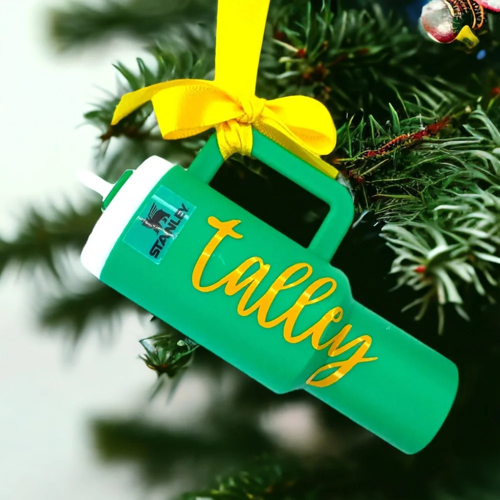 Cheers to the Season: Personalized Mini Tumbler Ornaments for the Perfect Gift